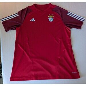 SL Benfica - 23/24 Training Shirt - AUTHENTIC adidas Athletic Top - Adult XL